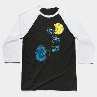 Black (Mouse) Hole Baseball T-Shirt